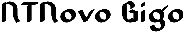 NTNovo Gigo Font