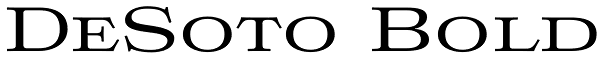 DeSoto Bold Font