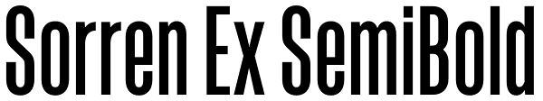 Sorren Ex SemiBold Font