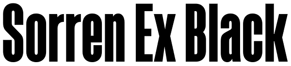 Sorren Ex Black Font