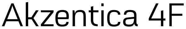 Akzentica 4F Font