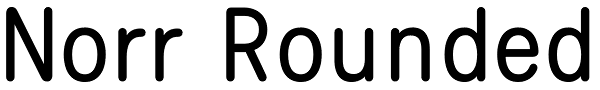 Norr Rounded Font