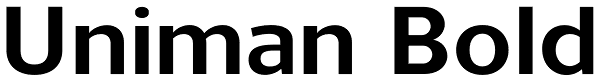 Uniman Bold Font