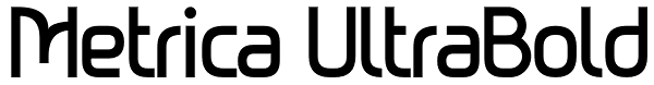 Metrica UltraBold Font