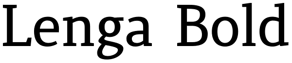 Lenga Bold Font