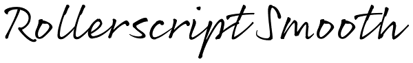 Rollerscript Smooth Font