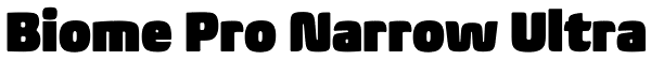 Biome Pro Narrow Ultra Font