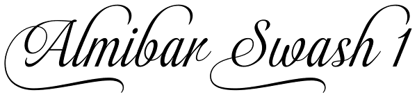 Almibar Swash 1 Font