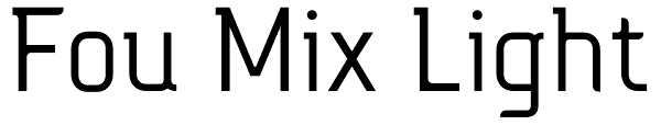 Fou Mix Light Font