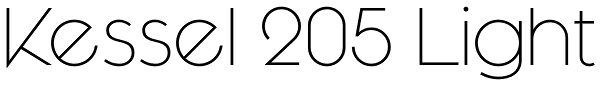 Kessel 205 Light Font