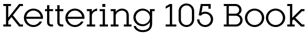 Kettering 105 Book Font