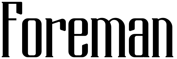 Foreman Font