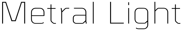 Metral Light Font