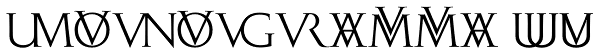 Monogramma UV Font