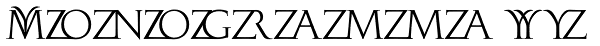 Monogramma YZ Font