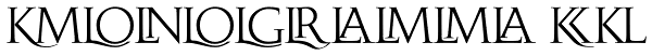 Monogramma KL Font