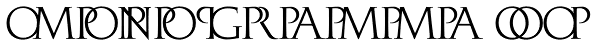 Monogramma OP Font