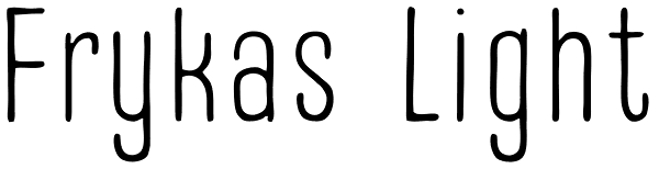 Frykas Light Font