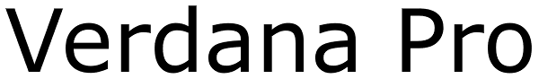 Verdana Pro Font