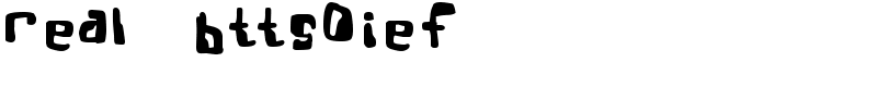 Real Bttsoief Font