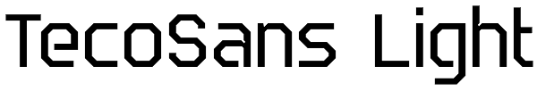TecoSans Light Font