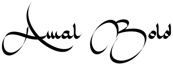 Amal Bold Font