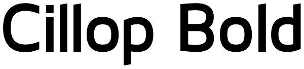 Cillop Bold Font