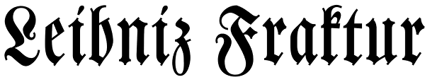 Leibniz Fraktur Font