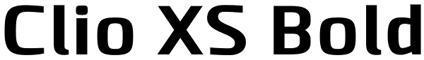 Clio XS Bold Font