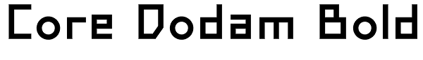 Core Dodam Bold Font