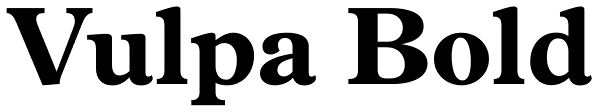 Vulpa Bold Font