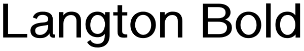 Langton Bold Font