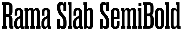 Rama Slab SemiBold Font