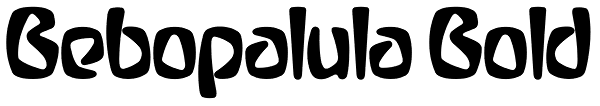 Bebopalula Bold Font