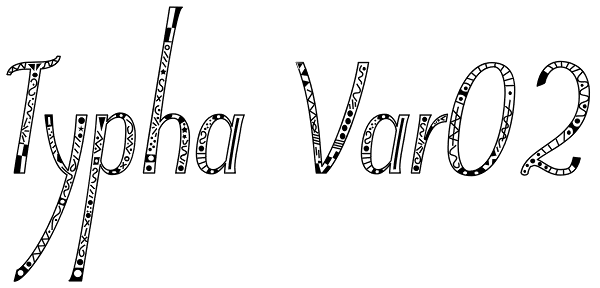 Typha Var02 Font