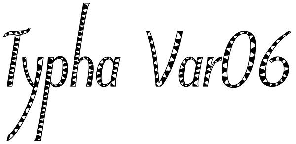 Typha Var06 Font