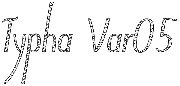 Typha Var05 Font