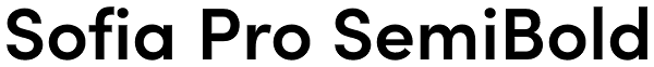 Sofia Pro SemiBold Font