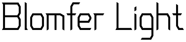 Blomfer Light Font