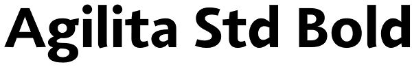 Agilita Std Bold Font