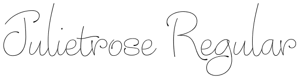 Julietrose Regular Font