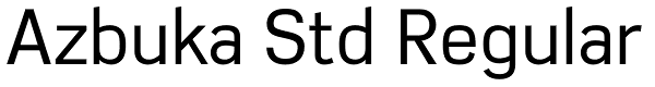 Azbuka Std Regular Font