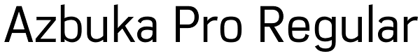 Azbuka Pro Regular Font