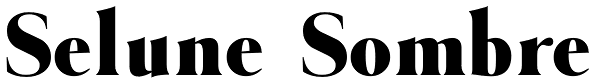 Selune Sombre Font