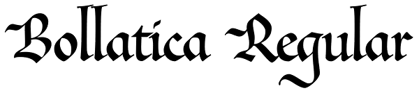 Bollatica Regular Font