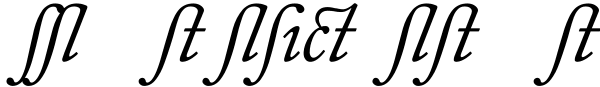 Adobe Caslon Italic Alternate Font