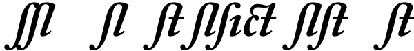 Adobe Caslon Bold Italic Alternate Font