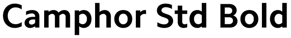 Camphor Std Bold Font