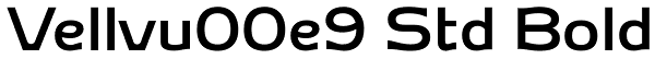 Vellvu00e9 Std Bold Font