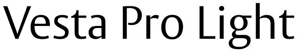 Vesta Pro Light Font